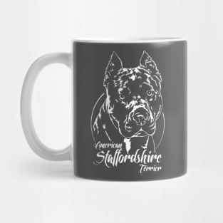 American Staffordshire Terrier dog portrait Mug